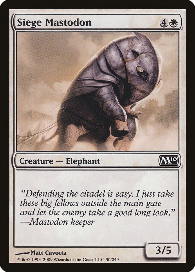 Siege Mastodon - Foil