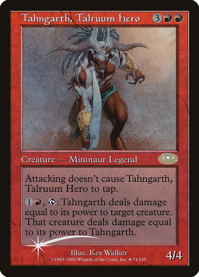 Tahngarth, Talruum Hero - Foil - Prerelease Promo