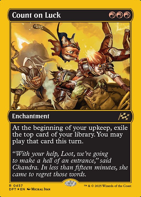 Count on Luck - First Place Foil