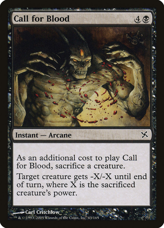 Call for Blood - Foil