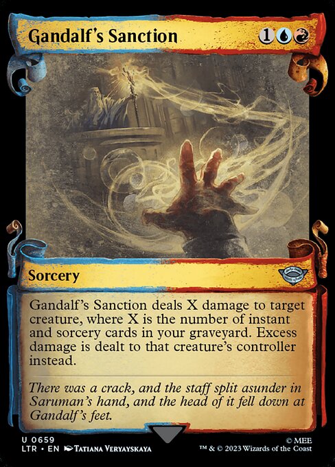Gandalf's Sanction - Silver Foil