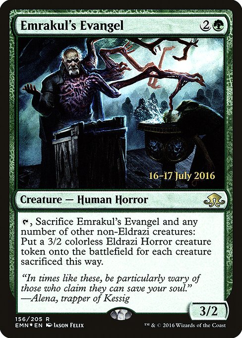 Emrakul's Evangel - Foil - Prerelease Promo
