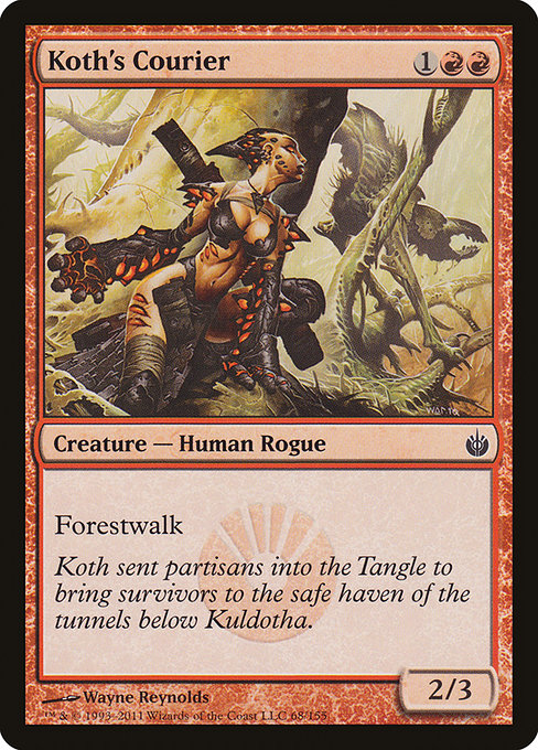 Koth's Courier - Foil