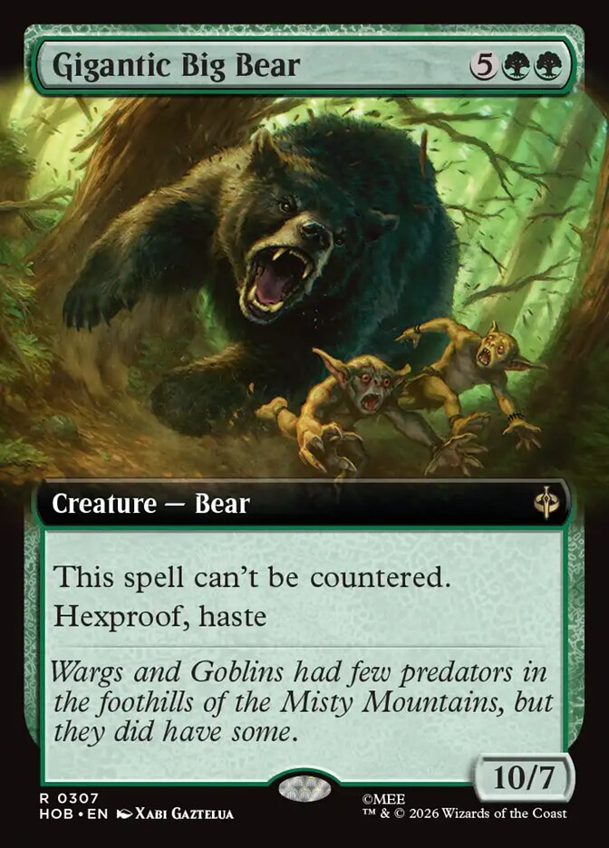Gigantic Big Bear - Foil