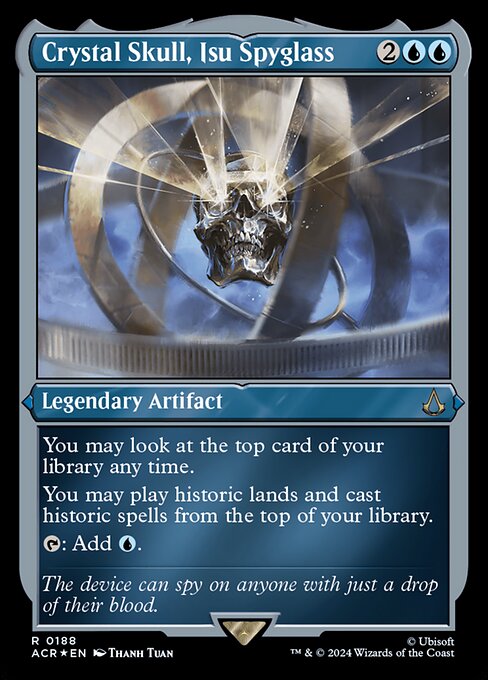 Crystal Skull, Isu Spyglass - Foil-Etched