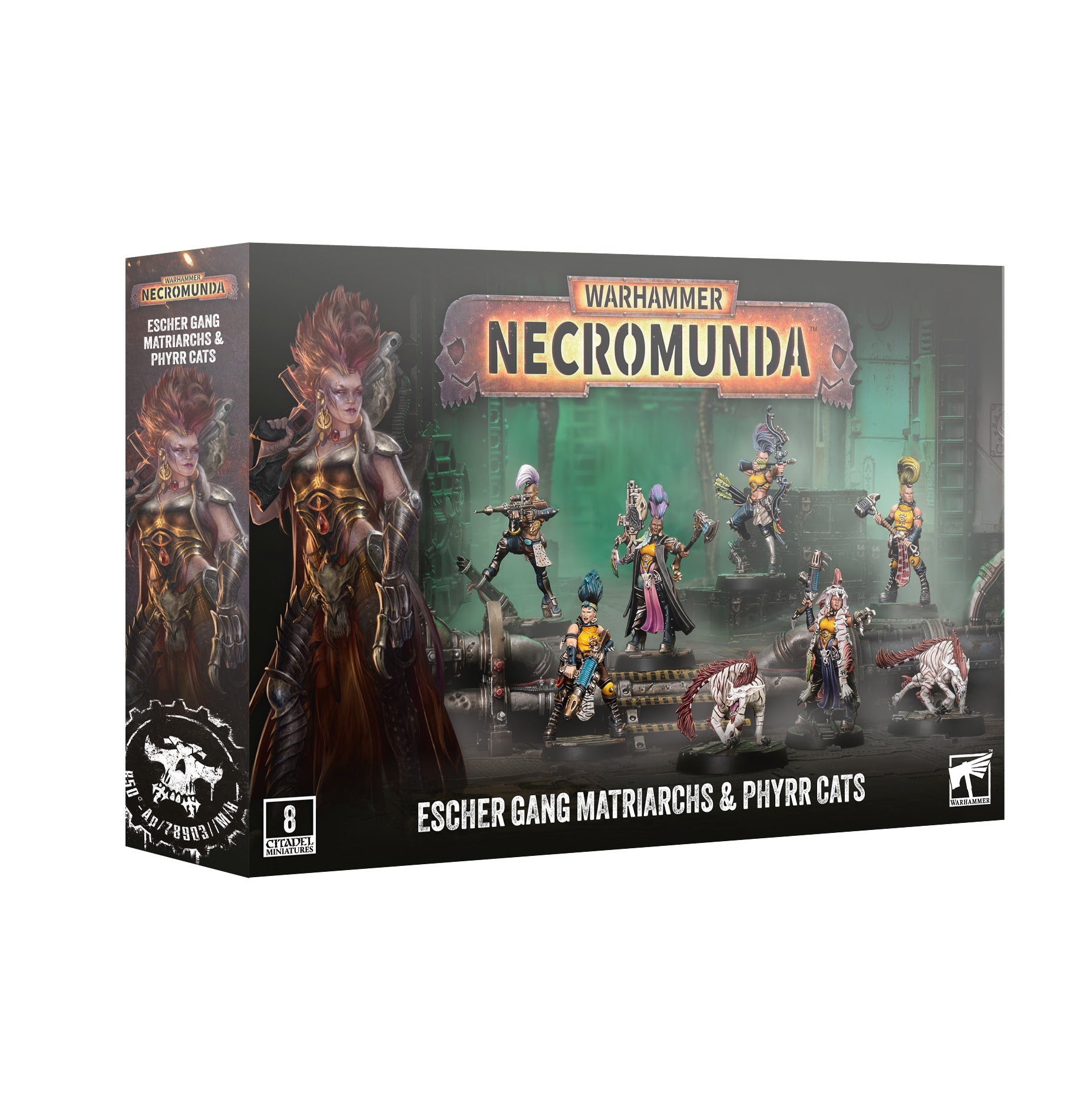 PREORDER - Necromunda: Escher Matriarchs & Phyrr Cats
