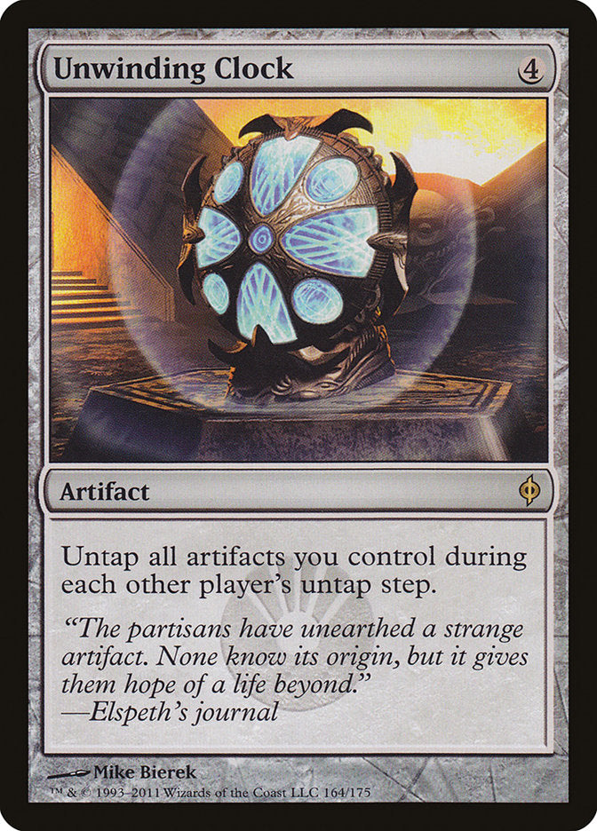 Unwinding Clock - Foil