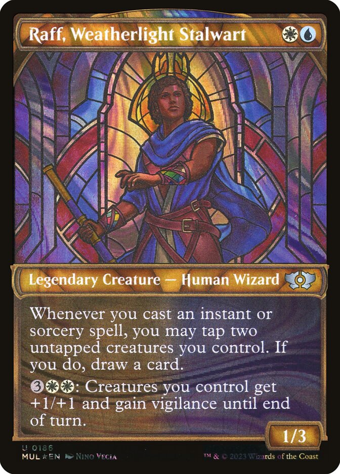 Raff, Weatherlight Stalwart - Halo Foil