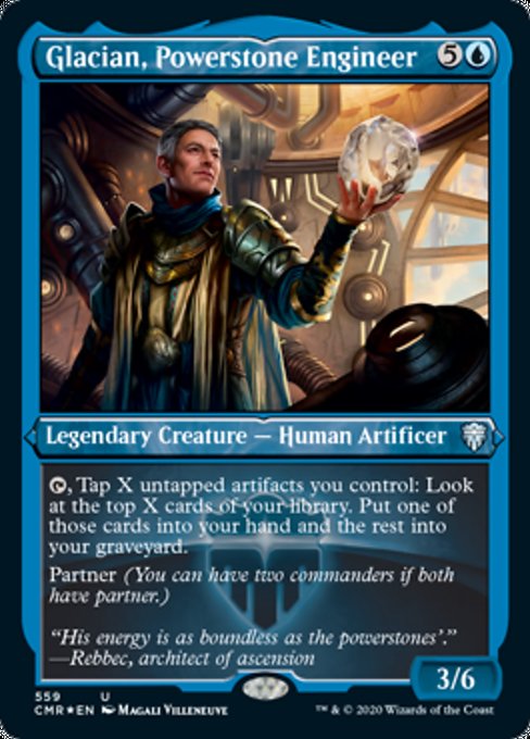 Glacian, Powerstone Engineer - Foil-Etched