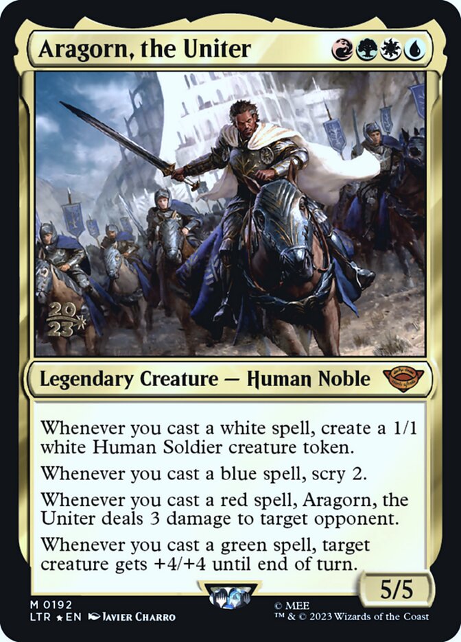 Aragorn, the Uniter - Foil - Prerelease Promo