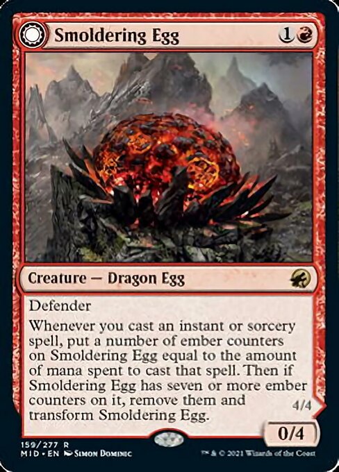 Smoldering Egg - Foil