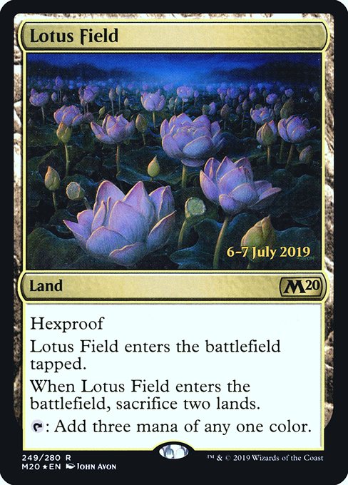 Lotus Field - Foil - Prerelease Promo