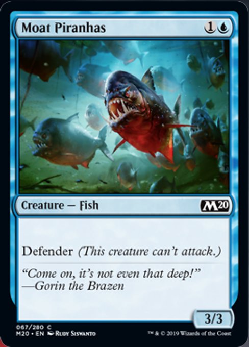 Moat Piranhas - Foil