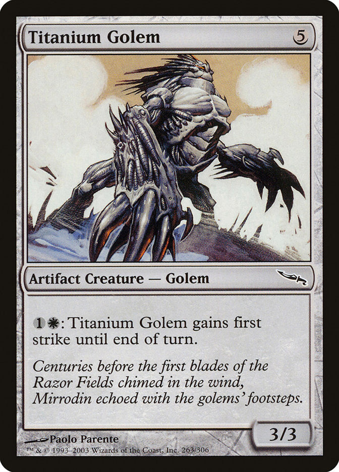 Titanium Golem - Foil
