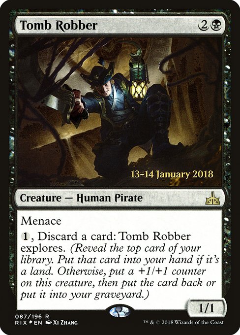 Tomb Robber - Foil - Prerelease Promo