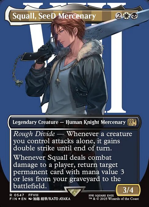 Squall, SeeD Mercenary - Surge Foil