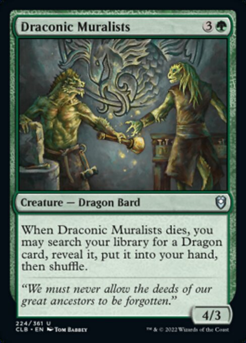 Draconic Muralists - Foil
