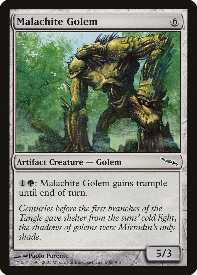 Malachite Golem - Foil