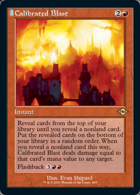 Calibrated Blast - Foil-Etched