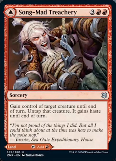 Song-Mad Treachery - Foil