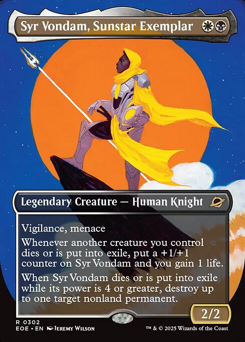 Syr Vondam, Sunstar Exemplar - Foil