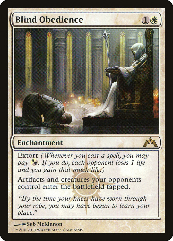 Blind Obedience - Foil