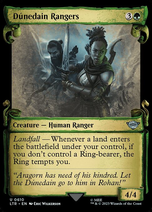 Dunedain Rangers - Silver Foil