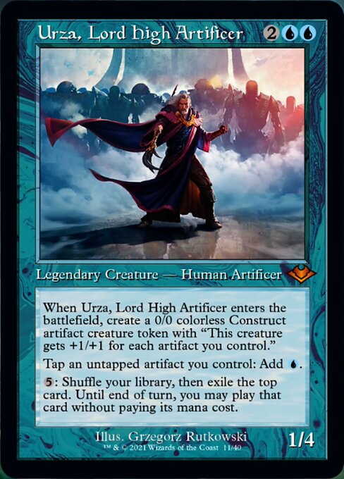Urza, Lord High Artificer - Foil-Etched