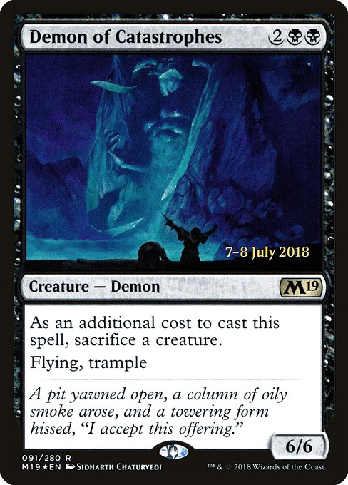 Demon of Catastrophes - Foil - Prerelease Promo