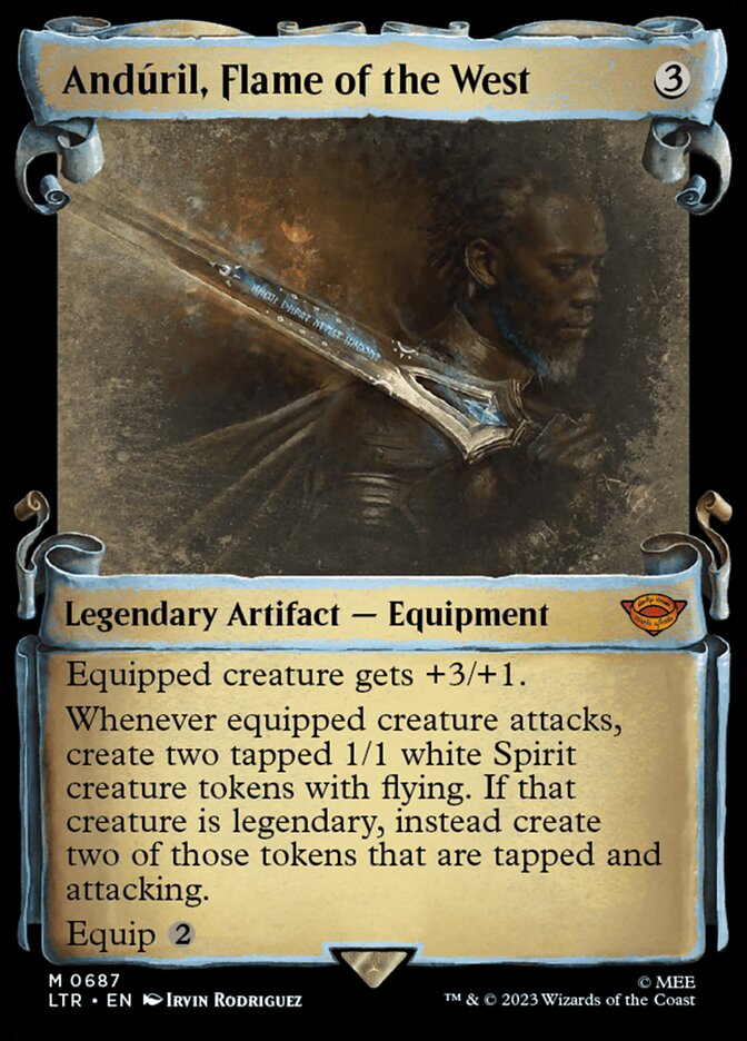 Anduril, Flame of the West - Silver Foil