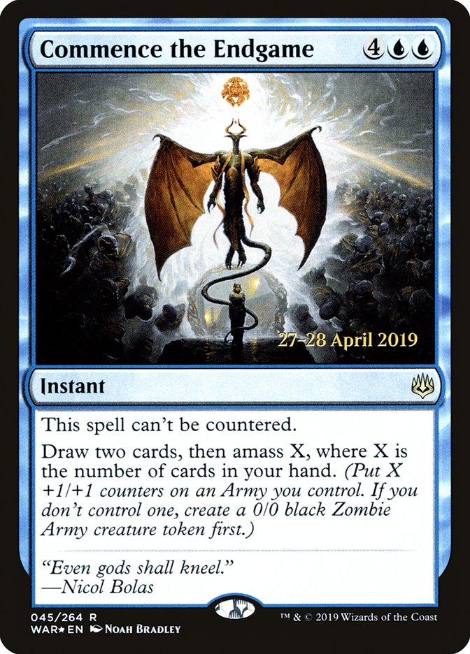 Commence the Endgame - Foil - Prerelease Promo