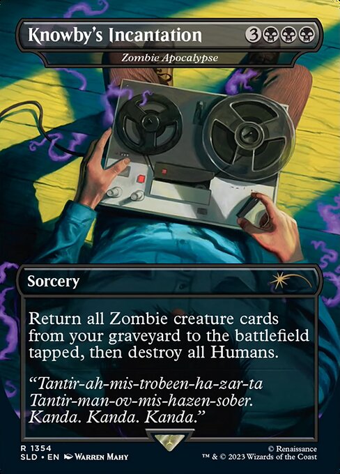 Zombie Apocalypse (Knowby's incantation)