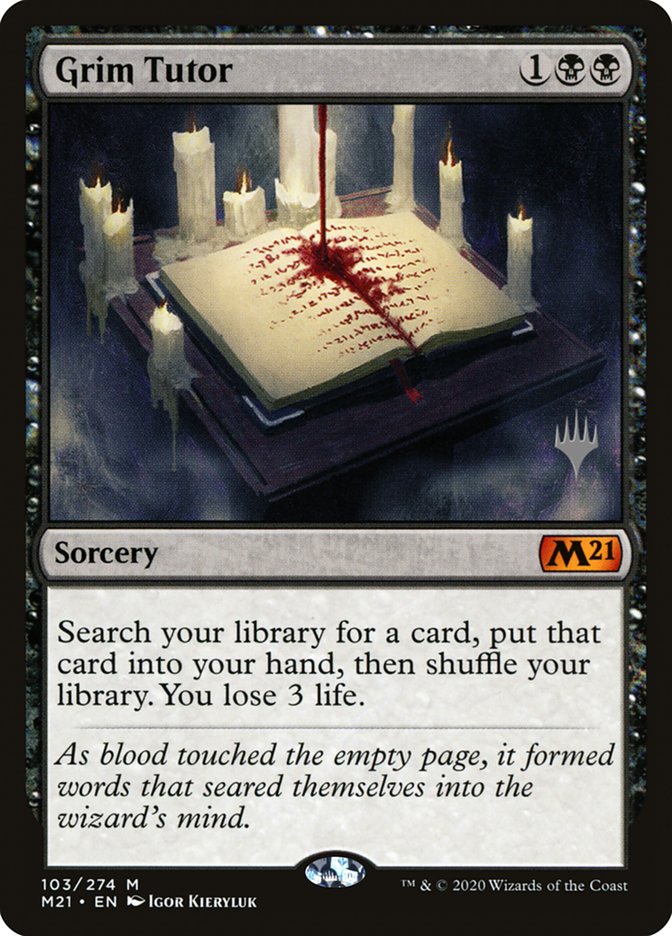 Grim Tutor - Promo Pack