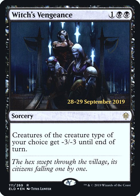 Witch's Vengeance - Foil - Prerelease Promo