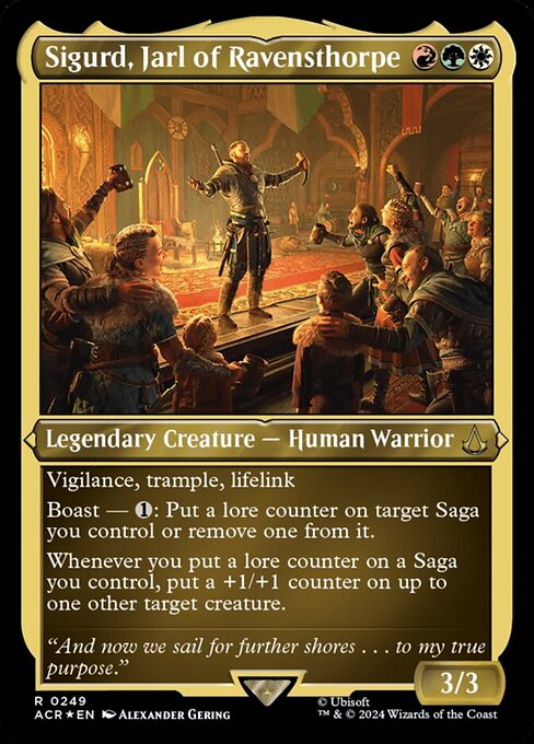 Sigurd, Jarl of Ravensthorpe - Foil-Etched
