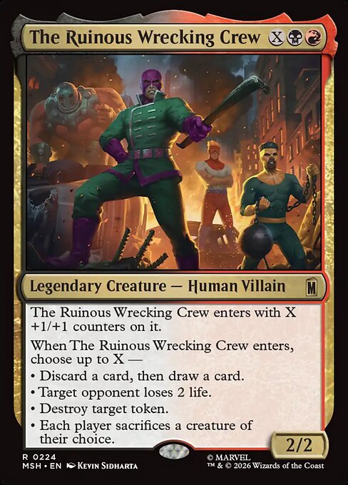 The Ruinous Wrecking Crew - Foil