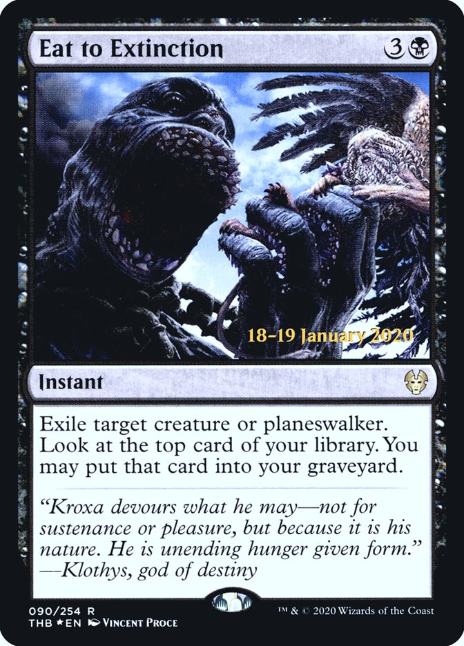 Eat to Extinction - Foil - Prerelease Promo