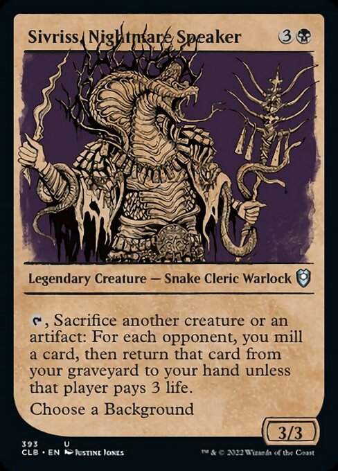 Sivriss, Nightmare Speaker - Foil