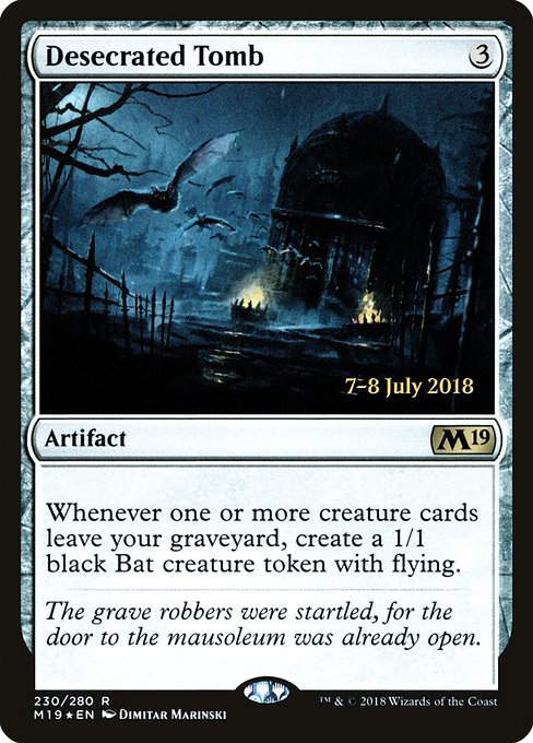Desecrated Tomb - Foil - Prerelease Promo
