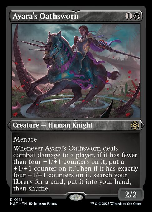 Ayara's Oathsworn - Foil Etched