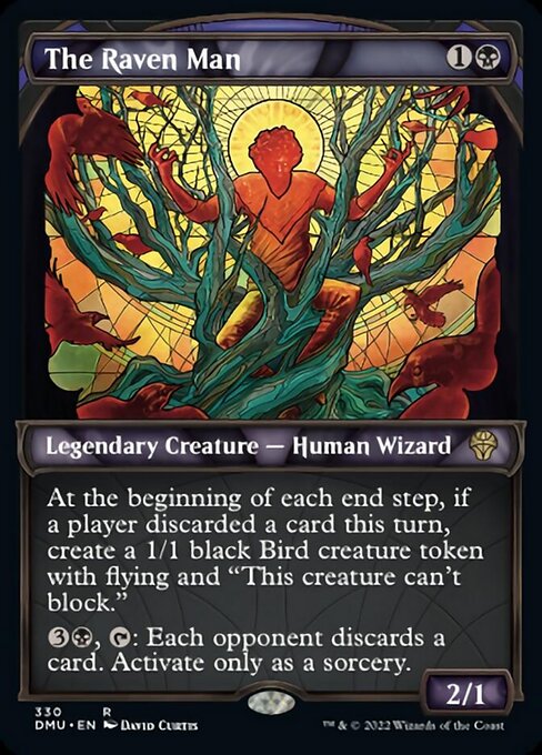 The Raven Man - Textured Foil