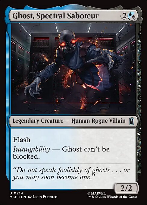 Ghost, Spectral Saboteur - Foil