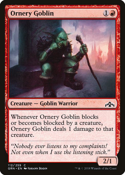 Ornery Goblin - Foil
