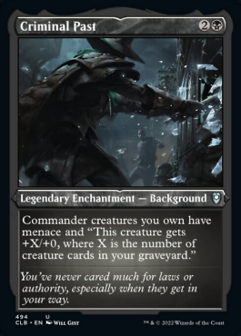 Criminal Past - Foil-Etched