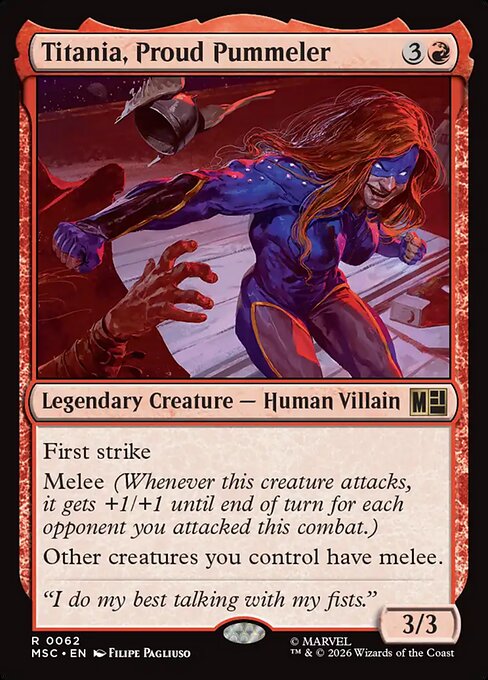 Titania, Proud Pummeler - Surge Foil