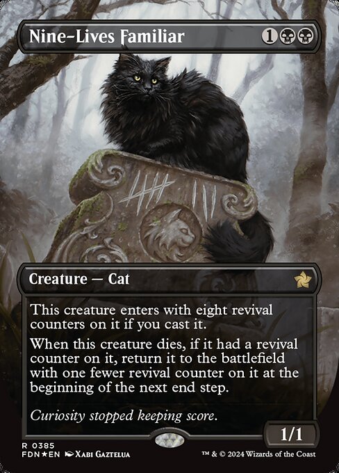 Nine-Lives Familiar - Mana Foil