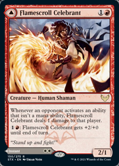 Flamescroll Celebrant - Foil