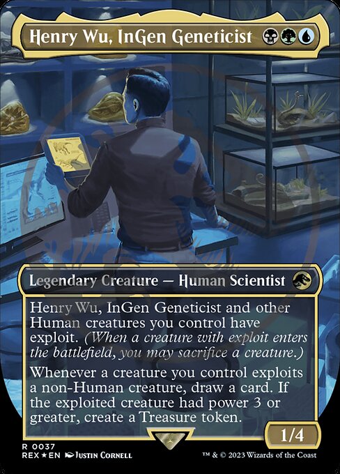 Henry Wu, InGen Geneticist - Emblem Foil