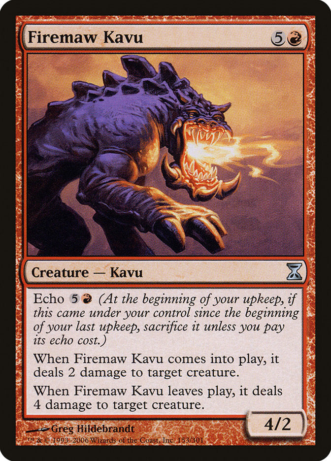 Firemaw Kavu - Foil