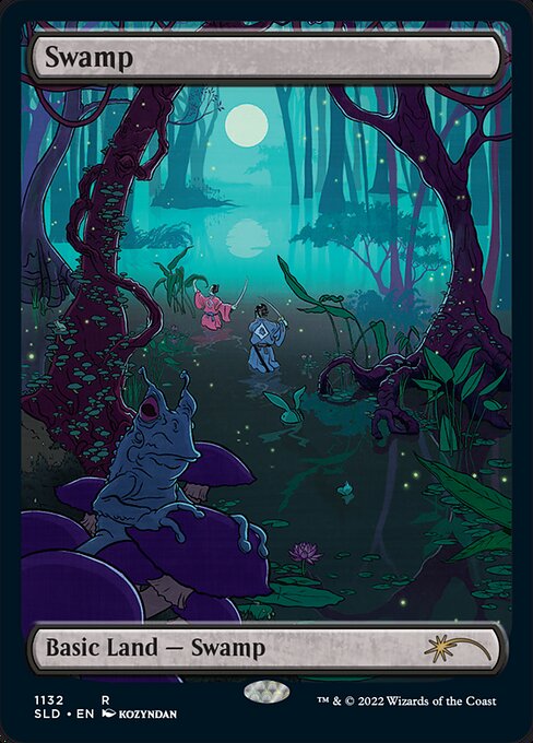 Swamp (1132) Full Art - Foil